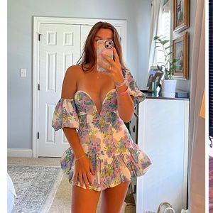 BNWT Off the Shoulder Floral Mini Dress